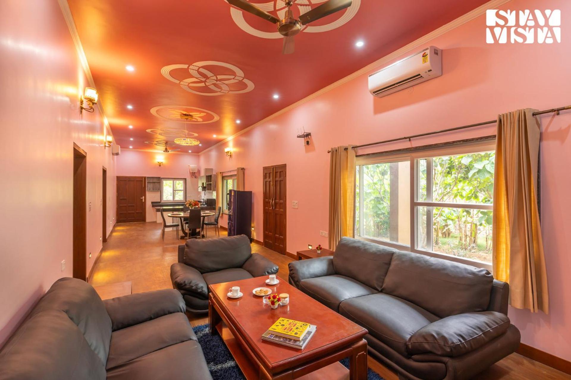 Stayvista At Maple Farms With Pool, Bbq & Bonfire Sohna Esterno foto