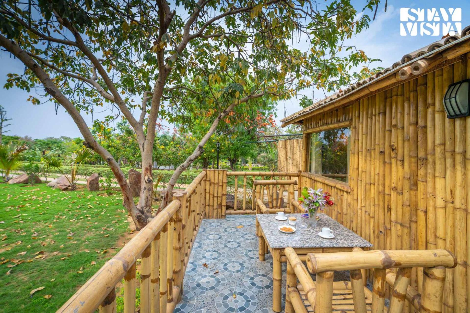 Stayvista At Maple Farms With Pool, Bbq & Bonfire Sohna Esterno foto